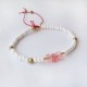 Armband | Rocaille | Wit