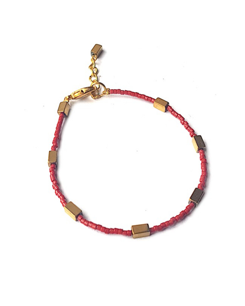 Armband | FINE MIYUKI | Hematiet Rood Armband | FINE MIYUKI | Hematiet Rood