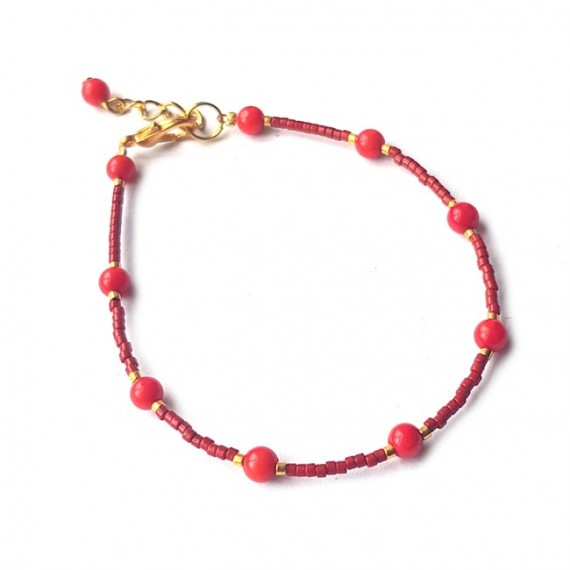 Armband | FINE MIYUKI | Coral