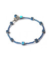 Armband | FINE MIYUKI | Hematiet Square Blauw