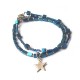 Armband Set | Hematite Star | Blauw