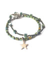Armband Set | Hematite Star | groen