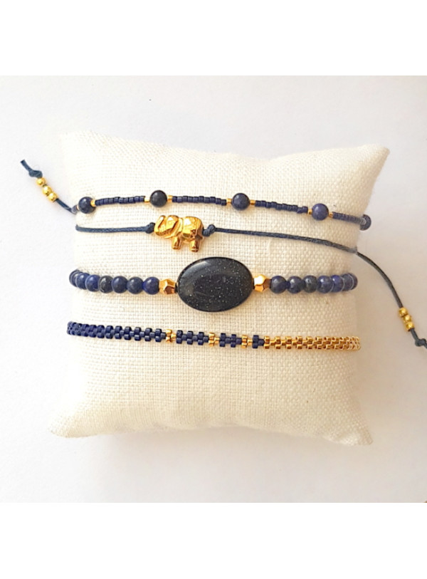 Armband Macramé | Lucky Elephant | Zilver of Goud