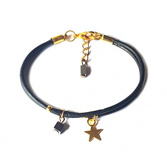 Armband | Fine Leather | Star Black