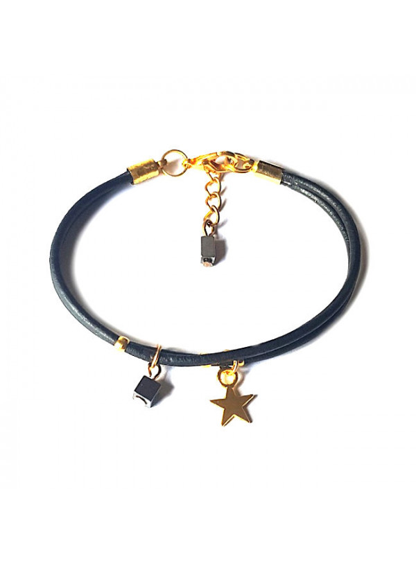 Armband | Fine Leather | Star Black