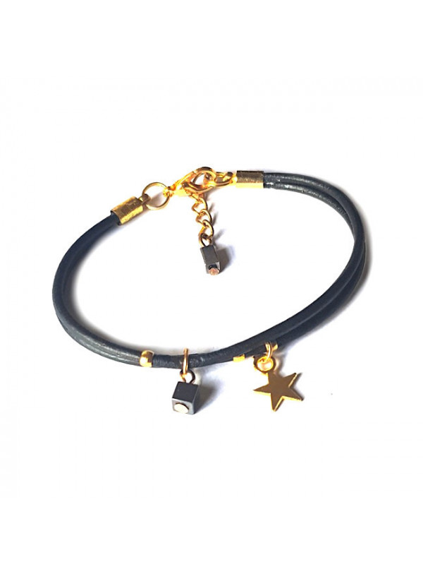 Armband | Fine Leather | Star Black