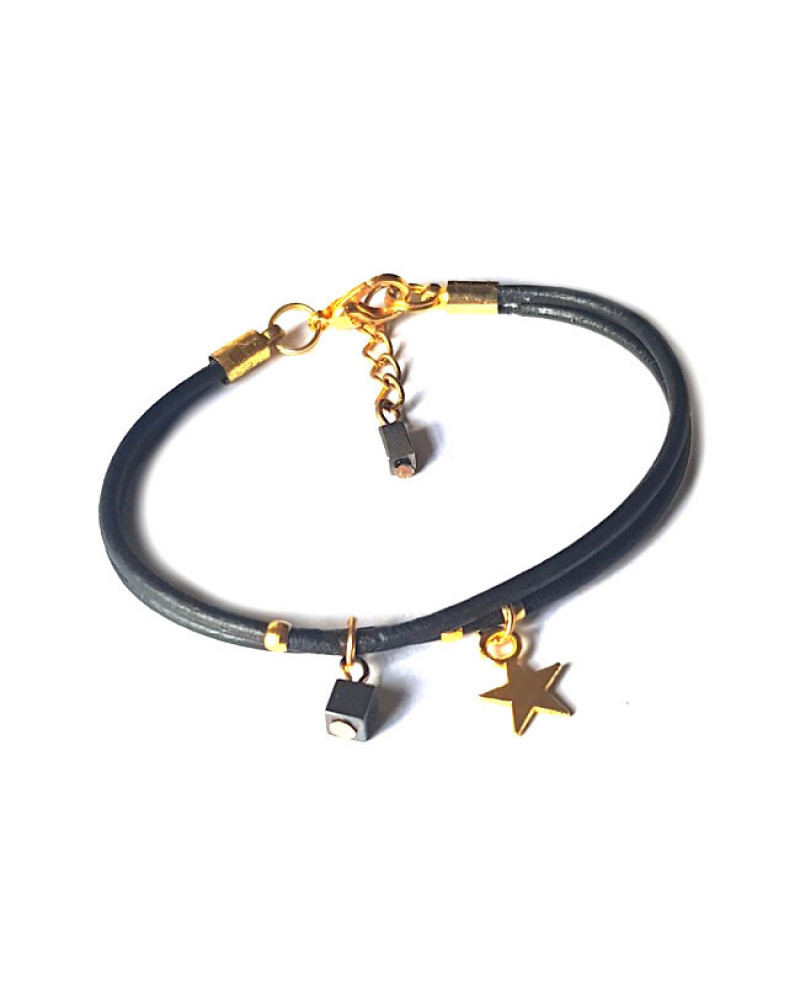 Armband | Fine Leather | Star Black