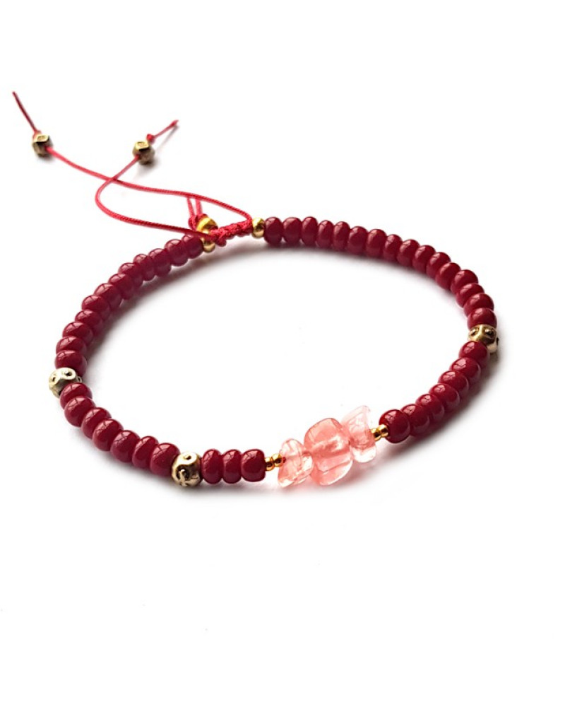 Armband | Rocaille | rood Armband | Rocaille | rood