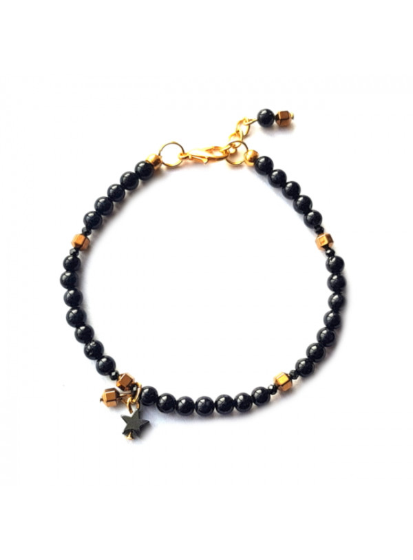 Armband Set Black & Gold