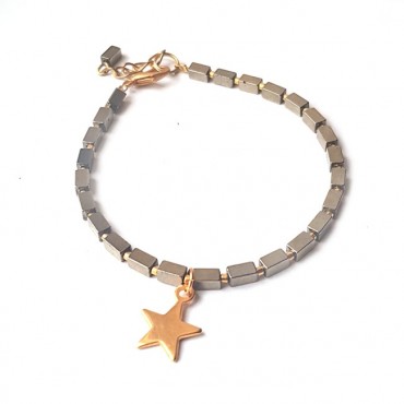 Armband | Hematite Star | brons