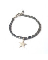 Armband | Hematite Star | Antraciet