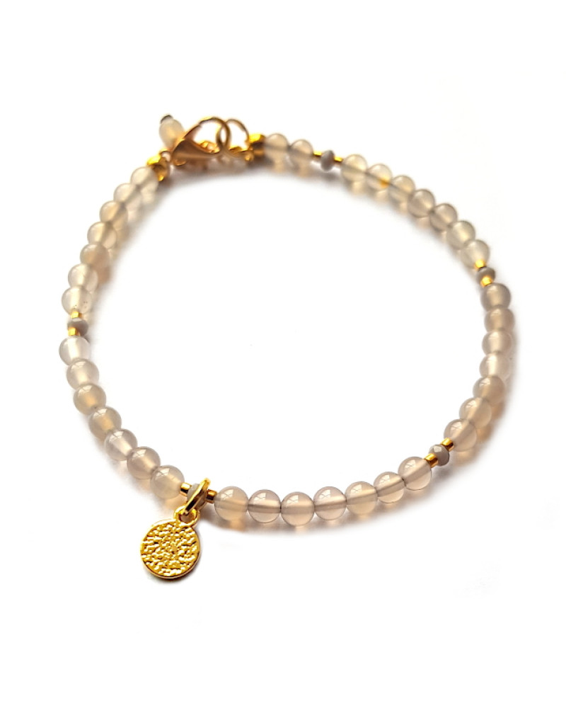 Armband | Agaat Grijs Armband | Agaat Grijs