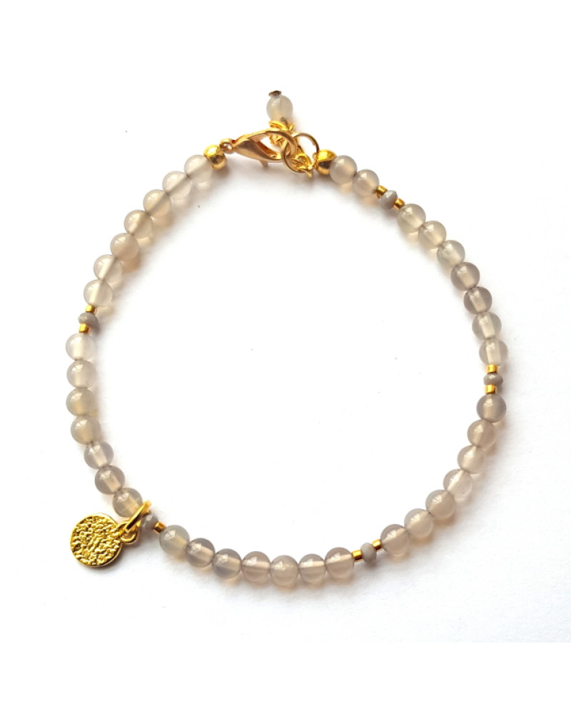 Armband | Agaat Grijs