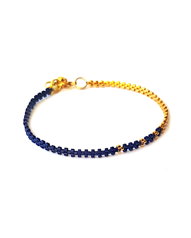 Armband | L A C E Blauw Zilver of Goud