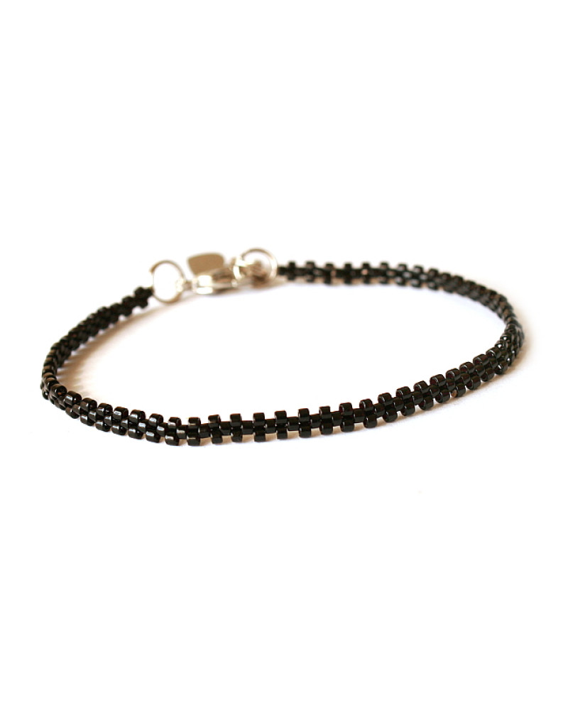 Armband L A C E Zwart
