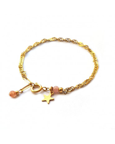 Armband | RVS | t w i r l | Moonstone Armband | RVS | t w i r l | Moonstone