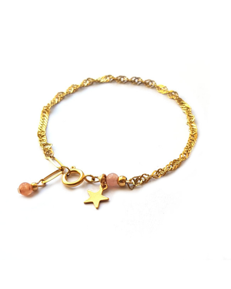 Armband | RVS | t w i r l | Moonstone Armband | RVS | t w i r l | Moonstone