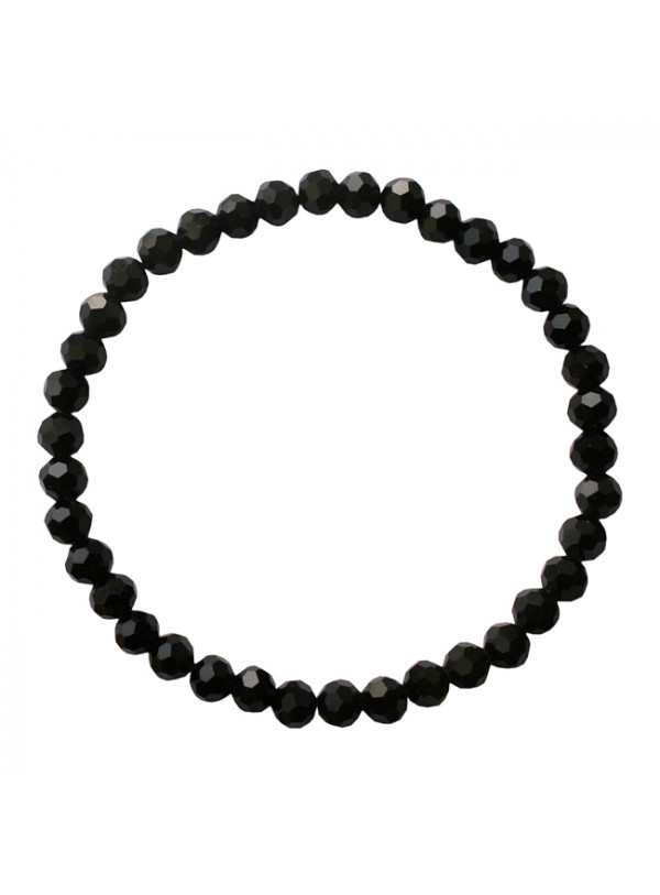 Armband facet zwart