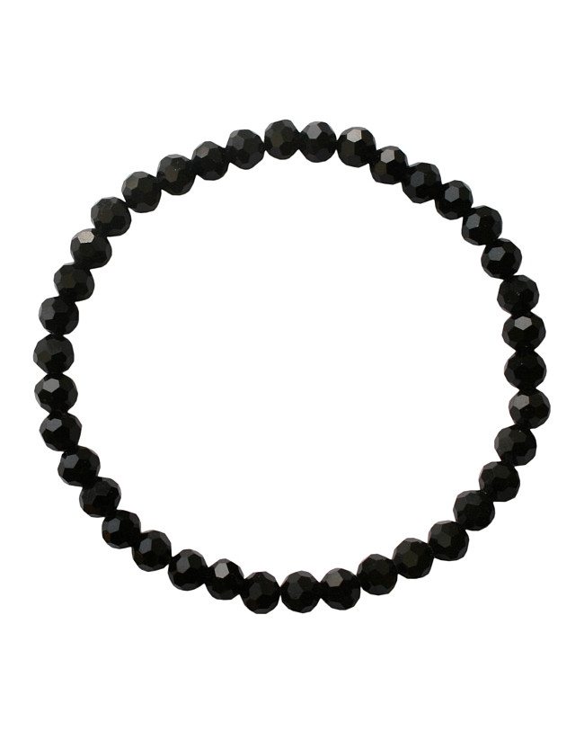 Armband facet zwart