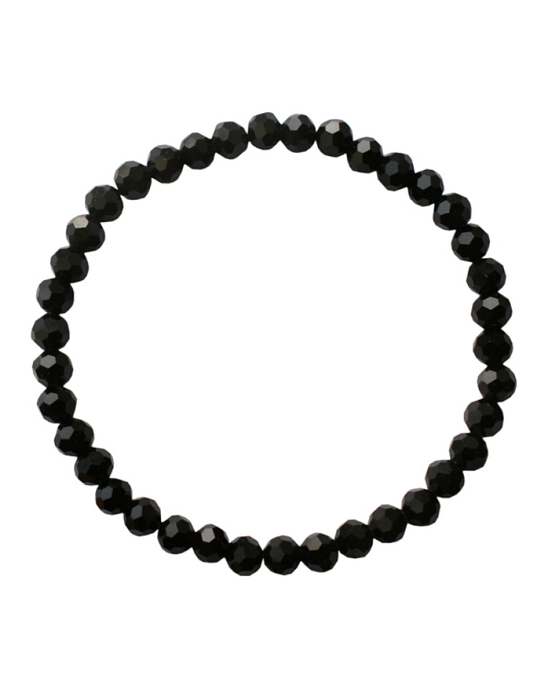 Armband facet zwart