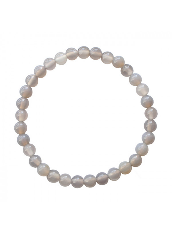 Armband basic elastic agaat