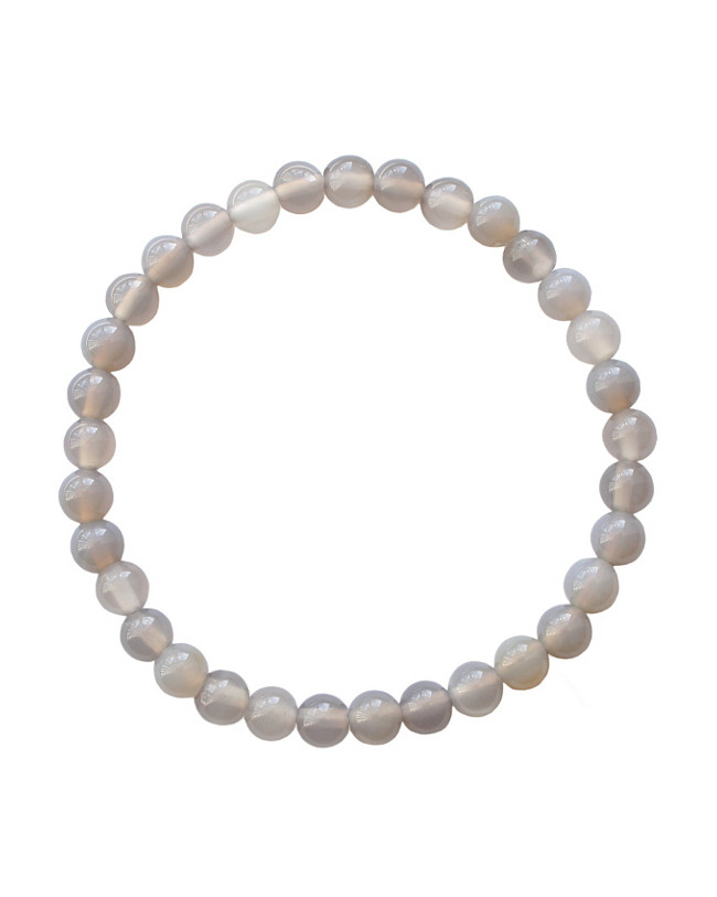 Armband basic elastic agaat