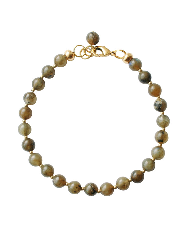 Armband basic labradoriet