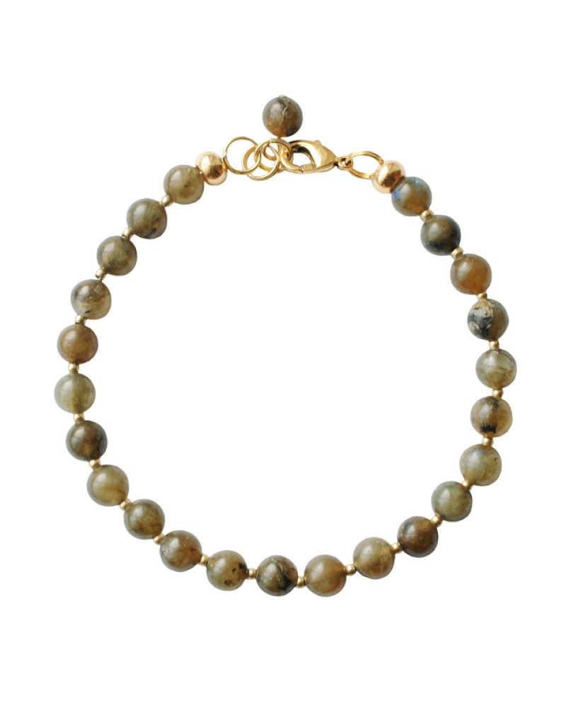 Armband basic labradoriet