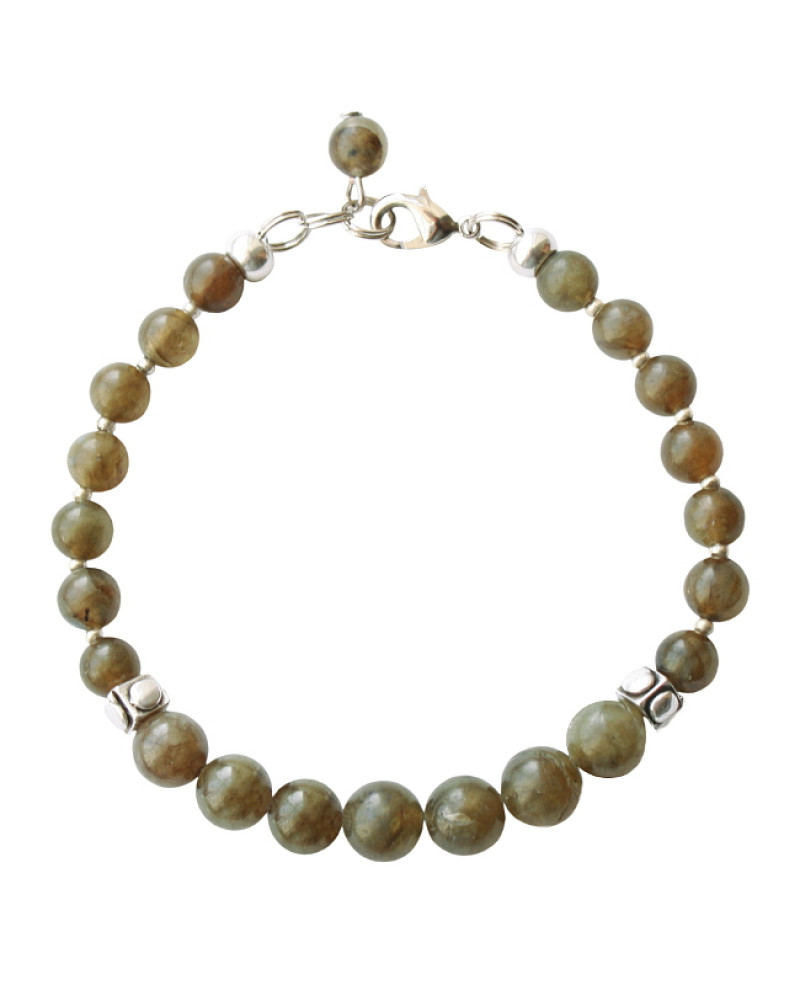 Armband basic labradoriet mix