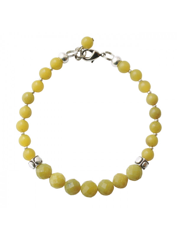 Armband basic jade facet mix