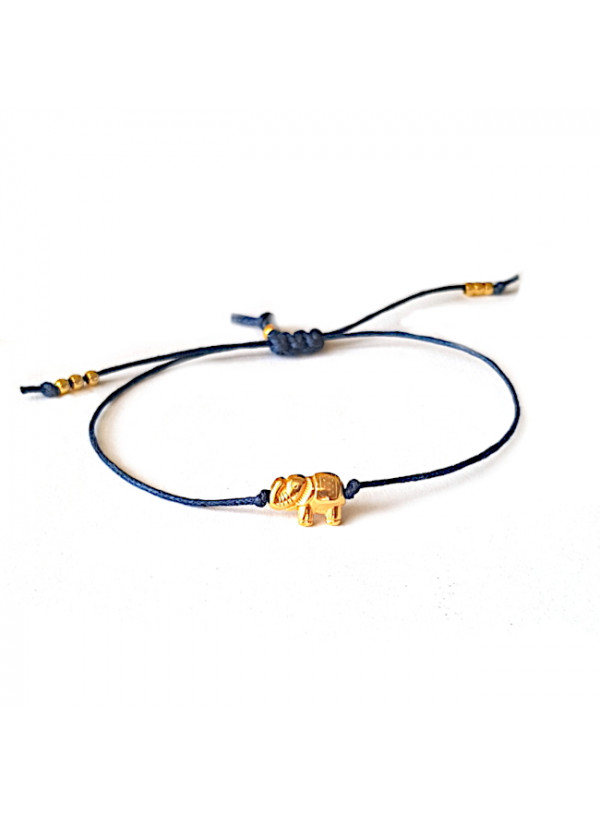 Armband Macramé | Lucky Elephant | Zilver of Goud