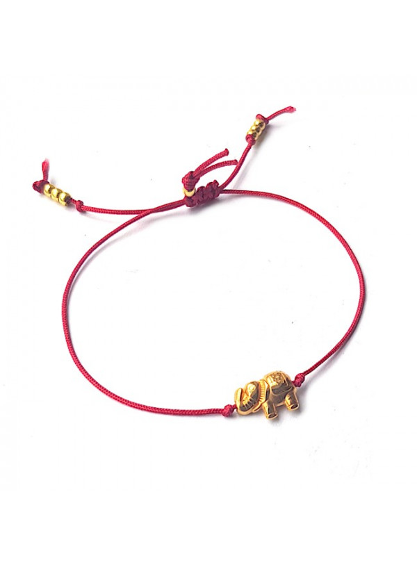 Armband Macramé | Lucky Elephant | Zilver of Goud