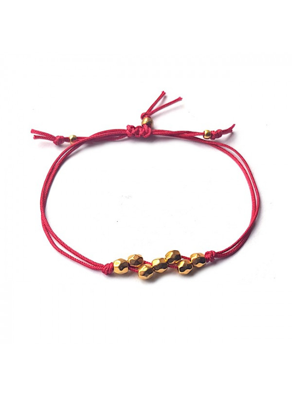 Armband Macramé | Lucky Seven | Zilver of Goud