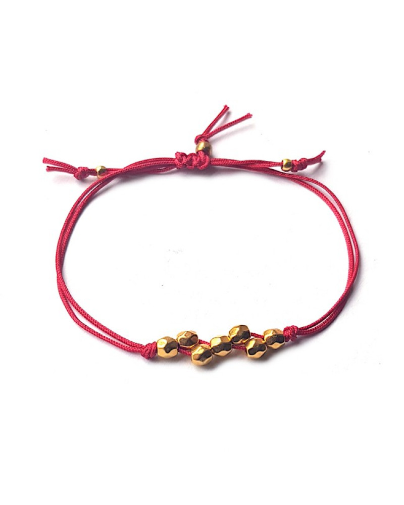 Armband Macramé | Lucky Seven | Zilver of Goud Armband Macramé | Lucky Seven | Zilver of Goud