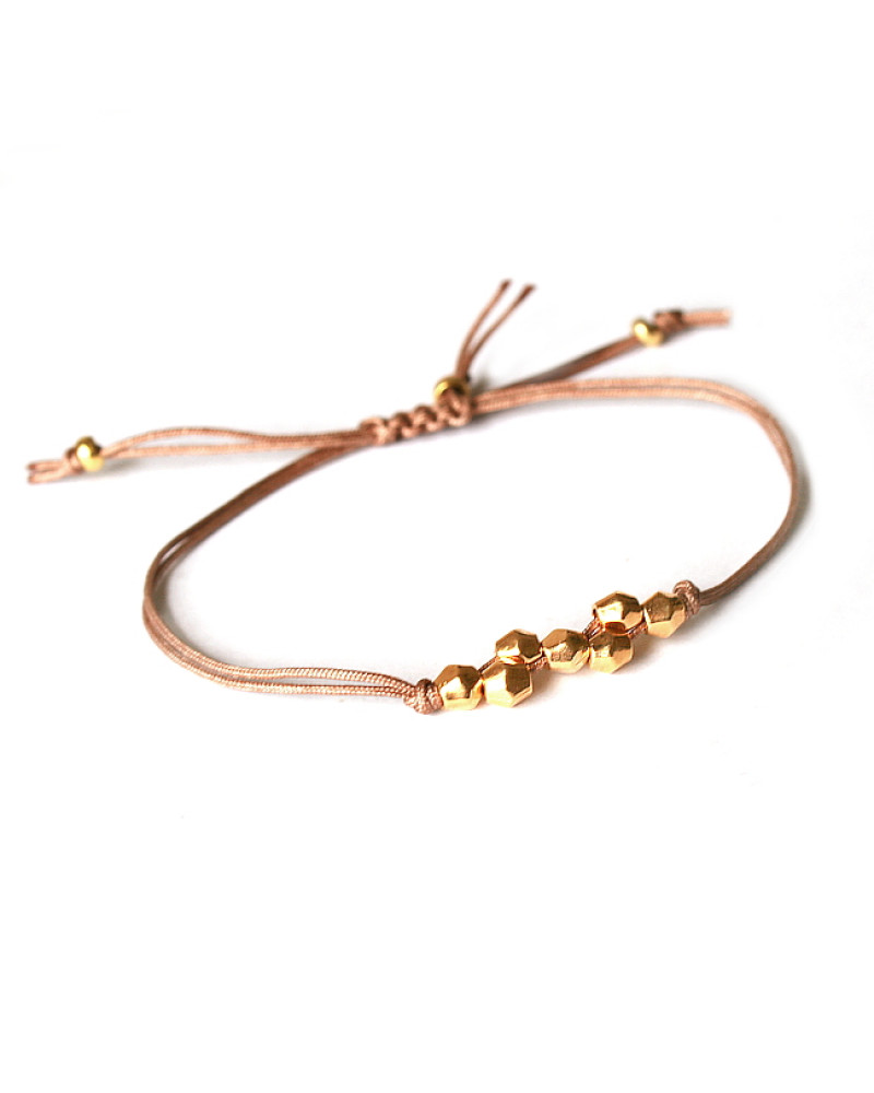 Armband Macramé | Lucky Seven | Zilver of Goud