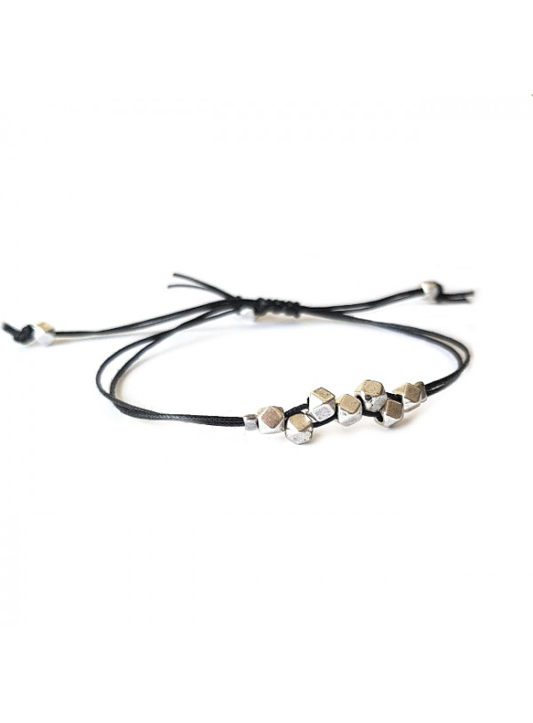 Armband Macramé | Lucky Seven | Zilver of Goud