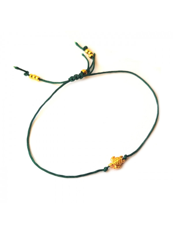 Armband Macramé | Turtle | Zilver of Goud