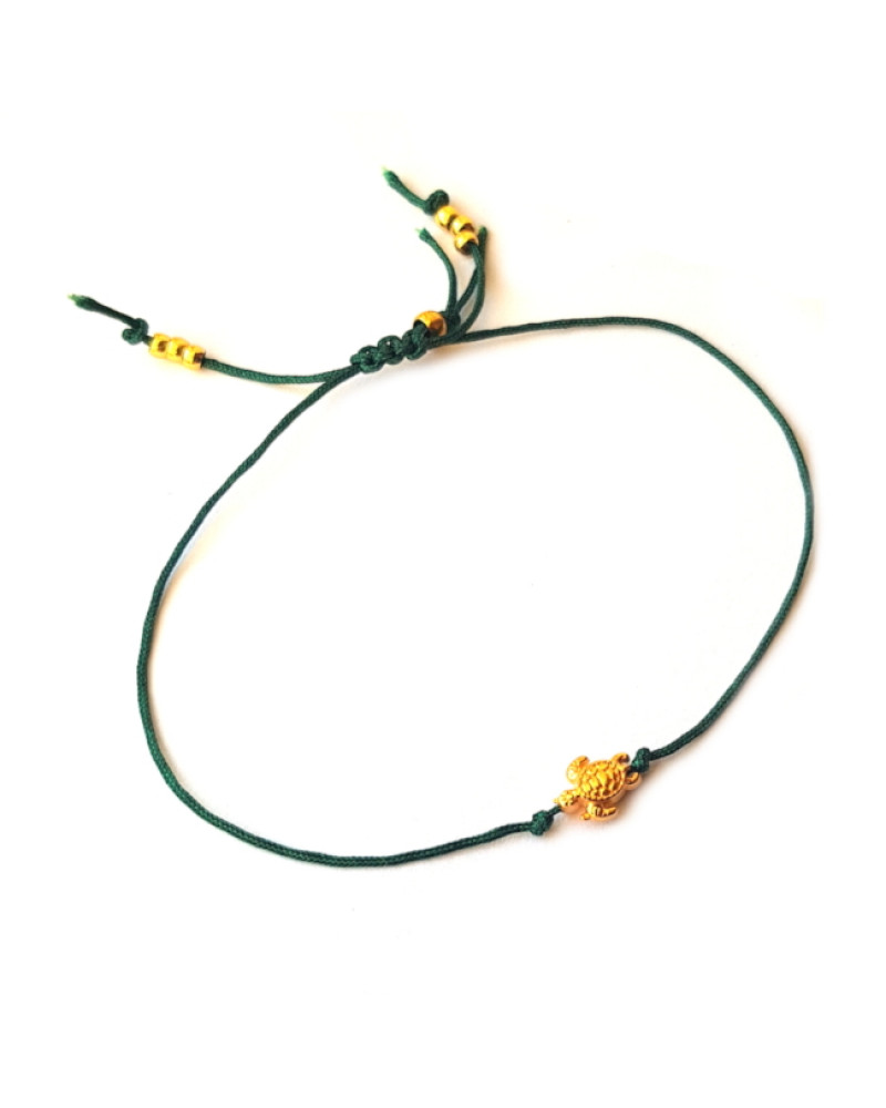 Armband Macramé | Turtle | Zilver of Goud