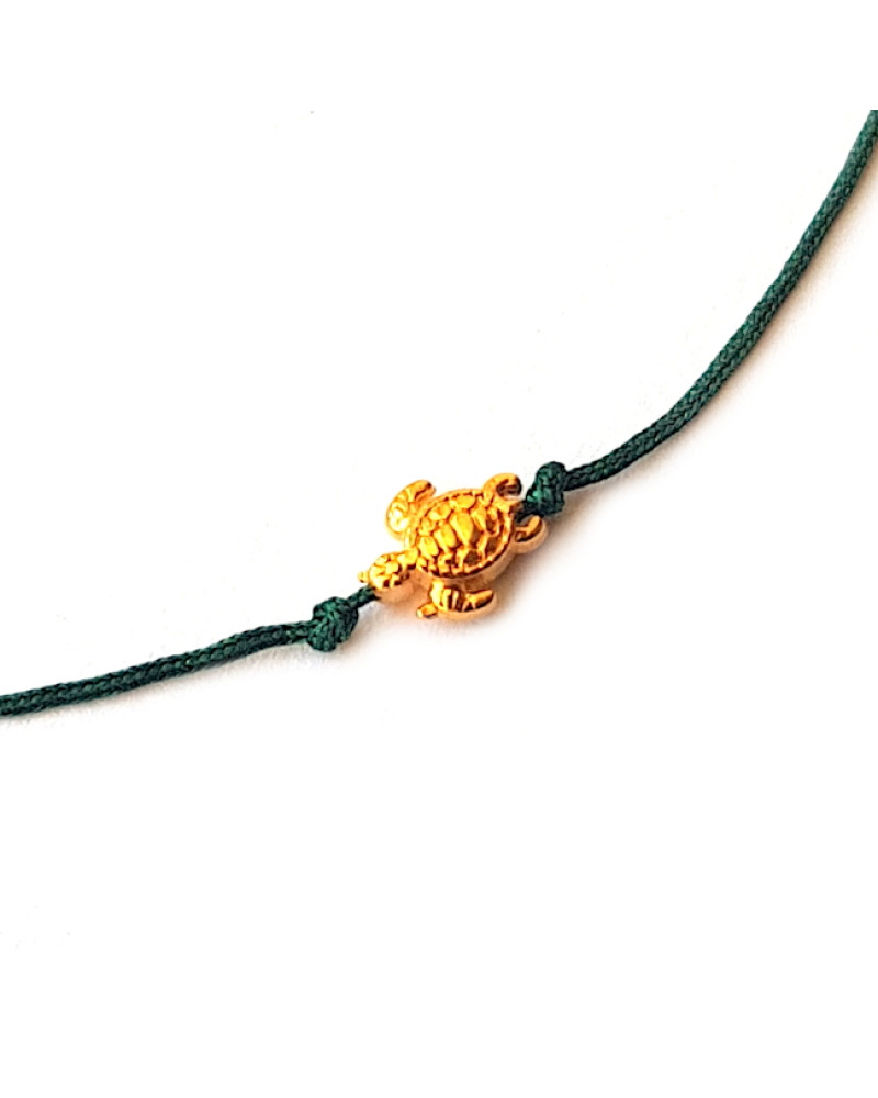 Armband Macramé | Turtle | Zilver of Goud