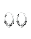 oorringen | 925 Zilver | Bali 12mm