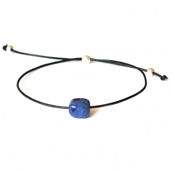 Armband Fine Leather Lapis Lazuli