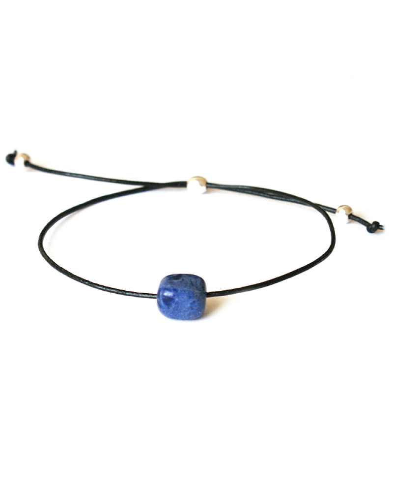 Armband Fine Leather Lapis Lazuli Armband Fine Leather Lapis Lazuli