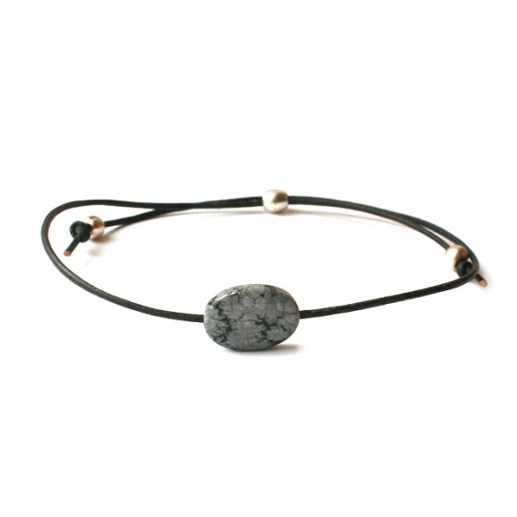 Armband Fine Leather Jaspis