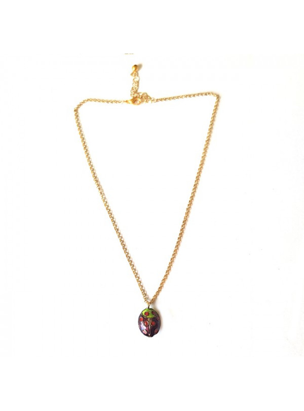 Ketting | FINE | Emaille Ladybug