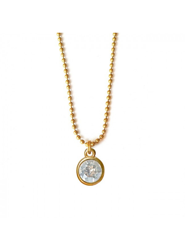 Ketting | Swarovski | Ballchain | Zilver of Goud