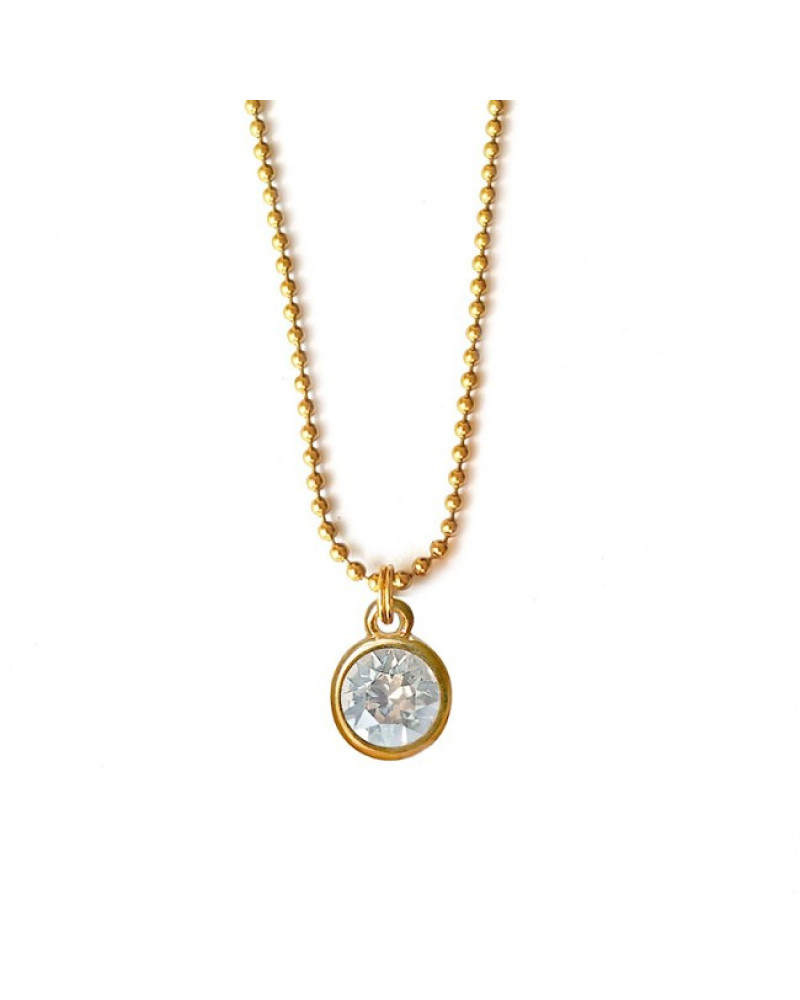 Ketting | Swarovski | Ballchain | Zilver of Goud Ketting | Swarovski | Ballchain | Zilver of Goud
