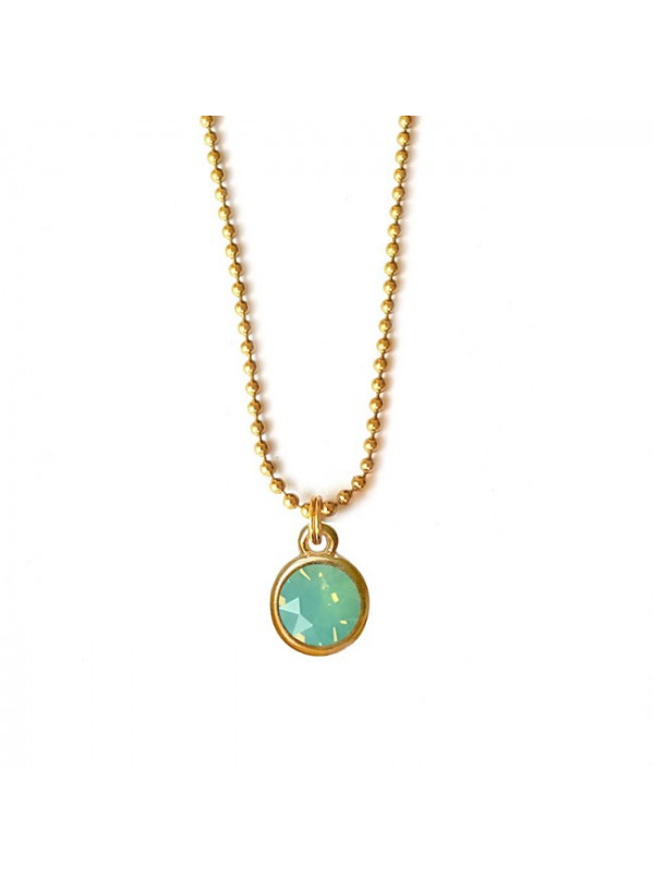 Ketting | Swarovski | Ballchain | Zilver of Goud