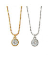 Ketting | Swarovski | Ballchain | Zilver of Goud