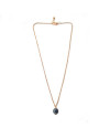 Ketting | FINE | facet blauw