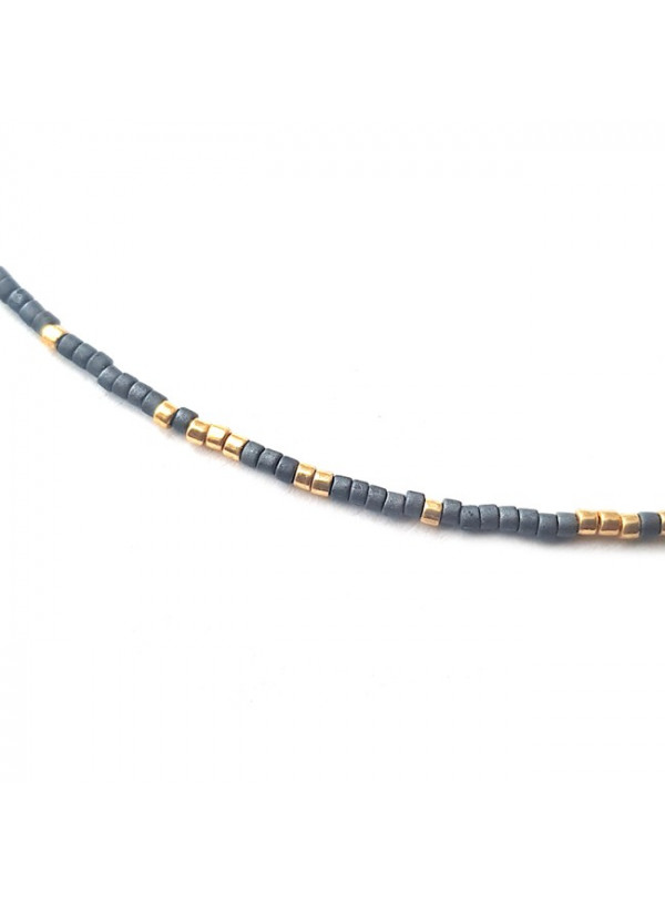 Ketting | Fine Miyuki | Blauw